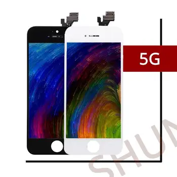 

20Pcs AAA+++ Quality No Dead Pixel Screen For iPhone 5 LCD Display With 3D Touch Screen Digitizer Assembly Wholesale Free shipp