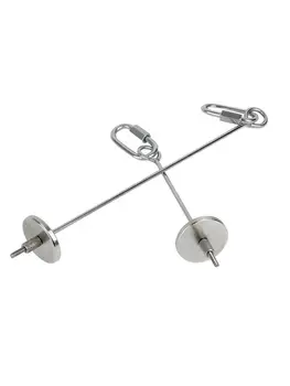 

New 12cm 20cm Stainless SteelSmall Parrot Toy Meat Food Holder Stick Fruit Skewer Bird Treating Tool Bird's Cage Accessories
