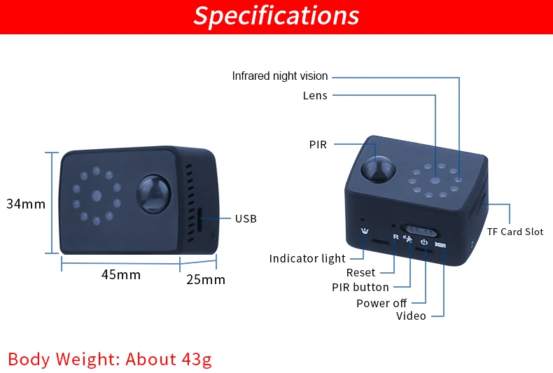 Hand displaying MD20 compact camera