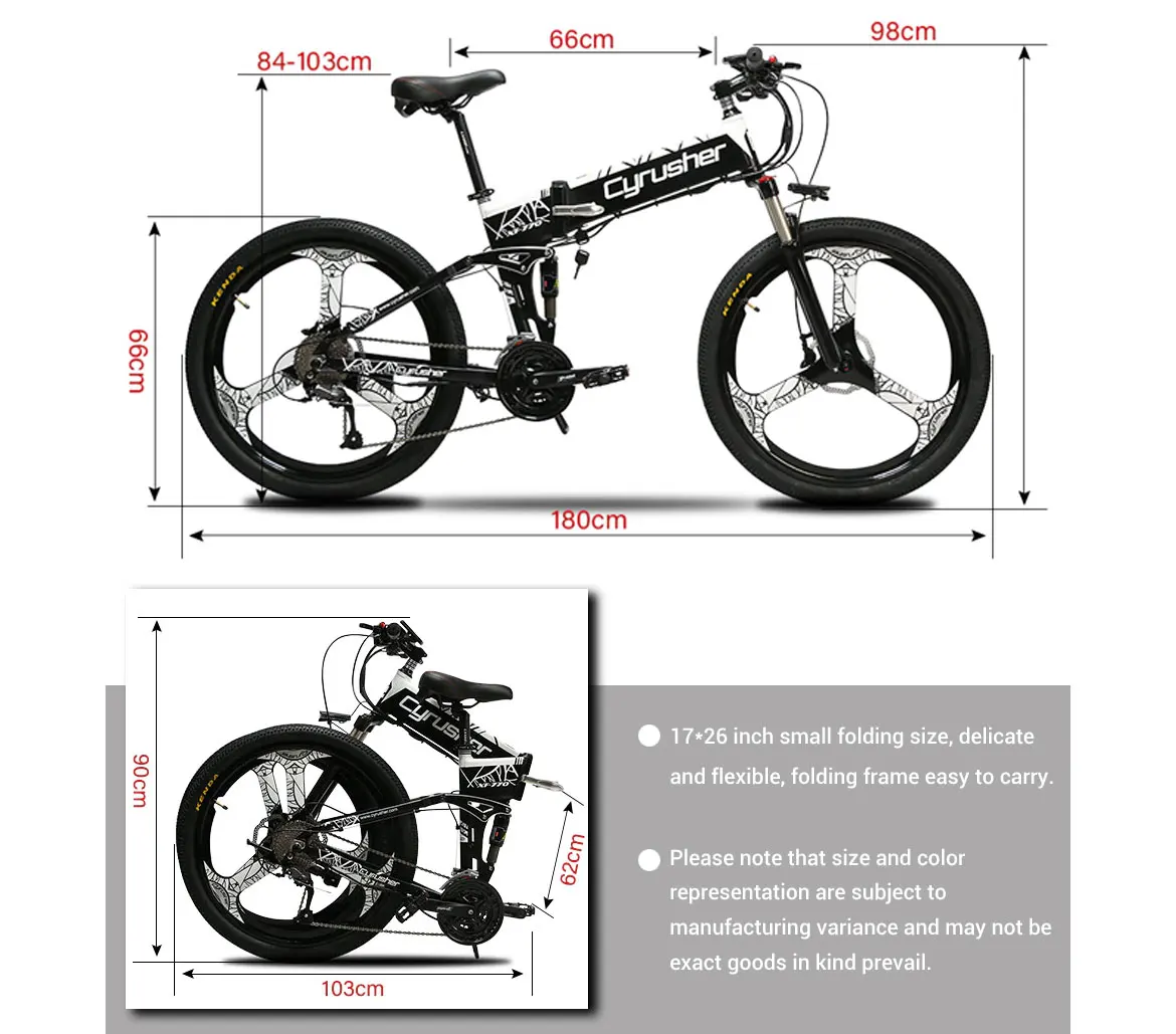 Cyrusher XF770 48 в 500 Вт складной электрический велосипед Горный складной электрический велосипед полностью подвесной электромобиль со спидометром