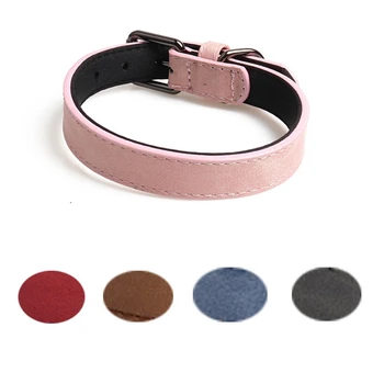 

Thickened PU leather pet collar, leather production, buckle design, fine workmanship, cat collar, dog collar, pet supplies