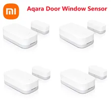 Xiaomi-Sensor de ventana y puerta Aqara Zigbee, alarma de conexión inalámbrica, Mini Sensor inteligente de puerta, funciona con Mijia Gateway Mi Home HomeKit