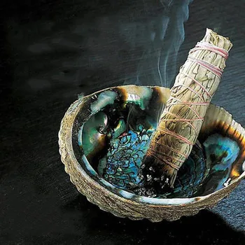 

4/6/12 Bundles Genuine White Sage Pure Leaf Plant for Room Purification Smoke Purification for Healty Room Backflow Incense Leaf