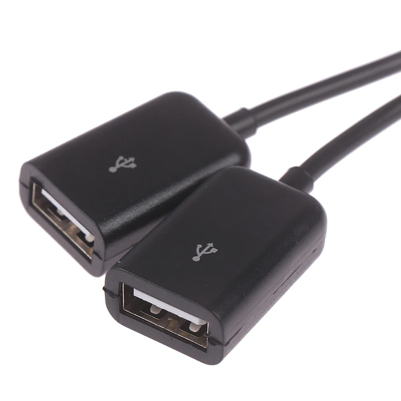USB / Type C to 2 OTG Dual Port HUB Cable Y Splitter for Tablet Android Mouse Keyboard USB Type-C Adapter Converter
