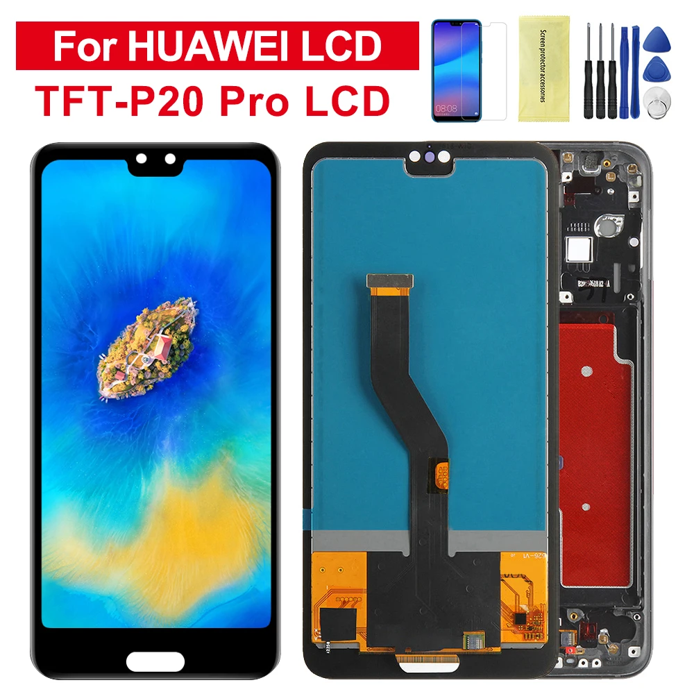 Tft Display For Huawei P20 Pro Lcd With Frame Touch Screen Assembly 5 9 P20pro Clt L04 Clt L09 Clt L29 Lcd Screen Parts Buy Cheap In An Online Store With Delivery Price Comparison Specifications