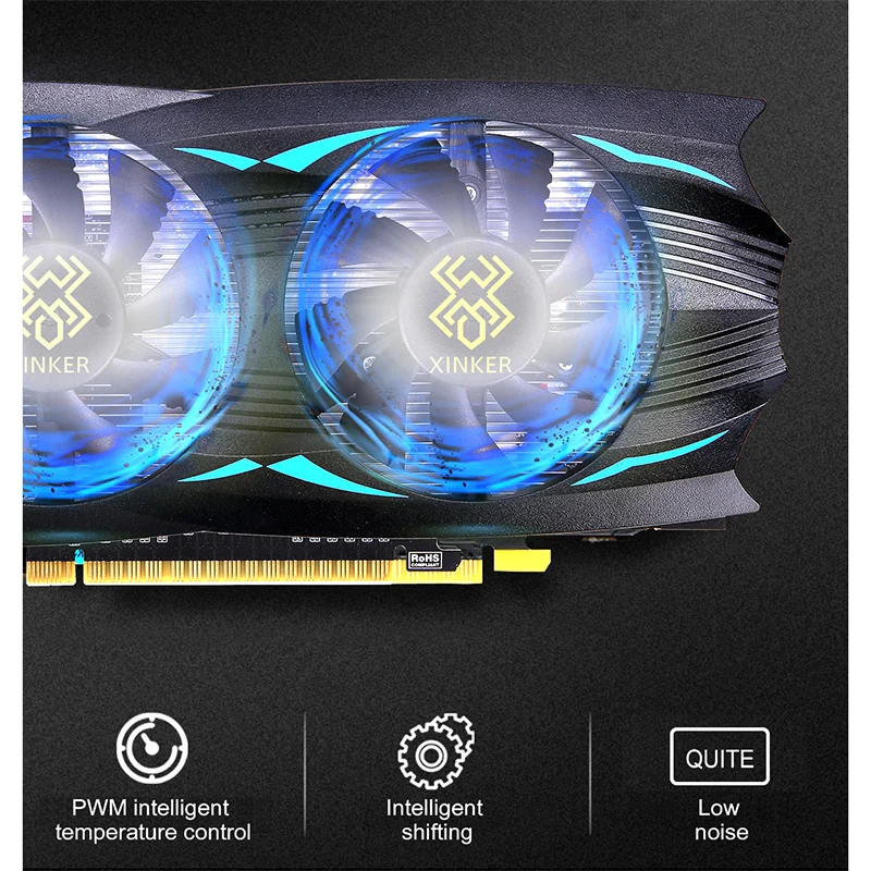 GTX 750TI 2 Гб PCI E GTX750TI 2G 128 бит GDDR5 Express 3 0 PC настольная видеокарта Настольный компьютер