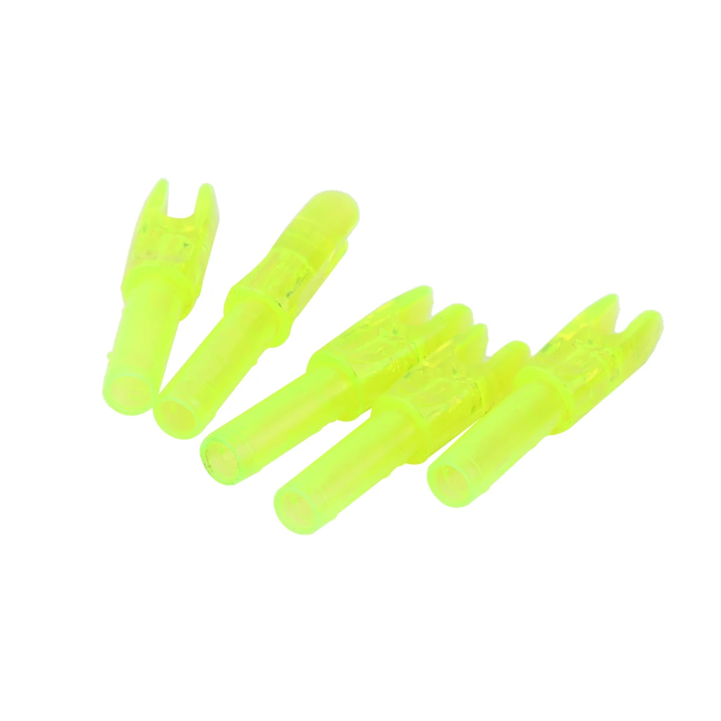 20pcs Arrow Nock Pin Needles Plastic Tail Set ID 4.2mm DIY Shaft Hunting Aluminum Fiberglass Carbon Arrow Shafts Accessories