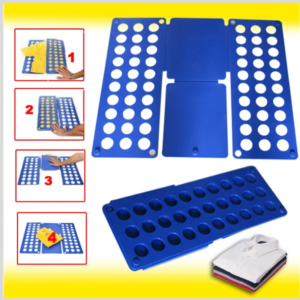 

Plastic Fifth Generation zhe yi ban Lazy Large Size Fold Garment Board Thick zhe yi ban Stack Clothes Useful Product Shirt-Stack