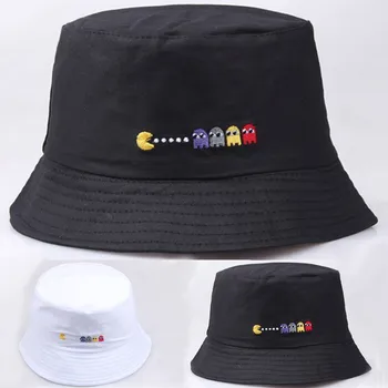 

Unisex Outdoor Summer Hat Women Mens Bucket Hat Eat Peas Design Flat Sun Visor Fishing Fisherman Mountain Bob Hat #T1P