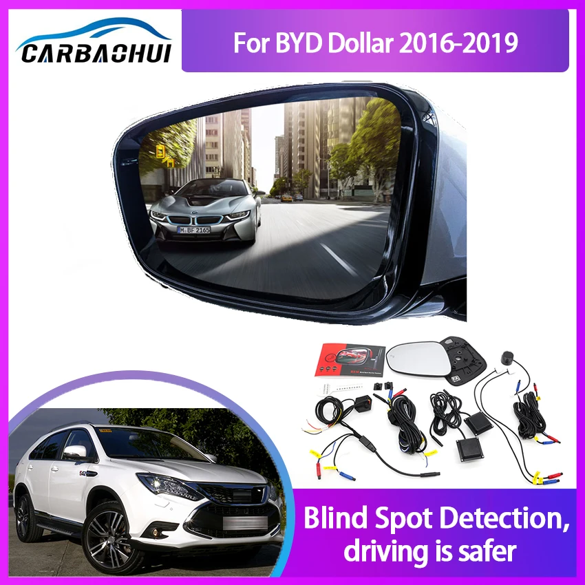 

Car BSA BSM BSD for BYD Dollar 2016-2019 Blind Spot Radar Detection System Microwave Sensor Lane Driving Reversing Radar Sensor