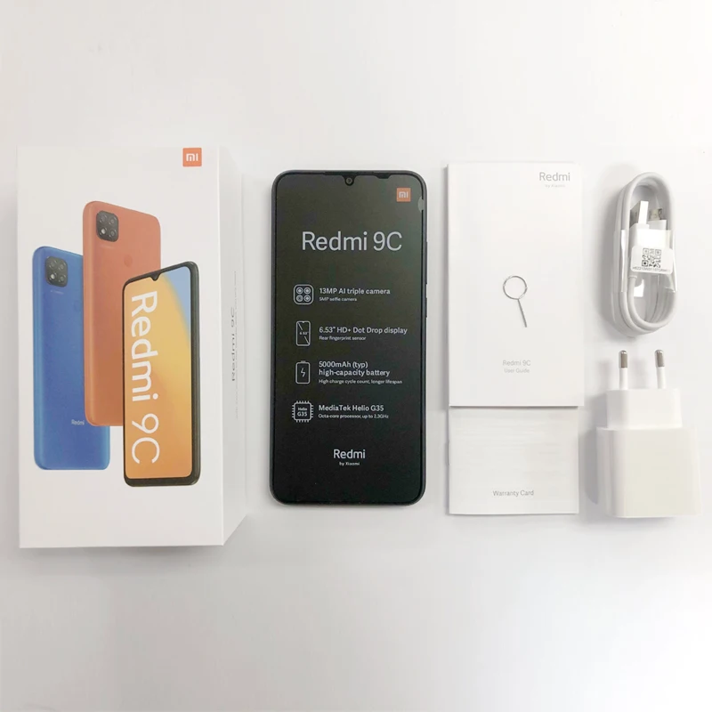 Global Version Redmi 9C 3GB 64GB Cell Phone MTK