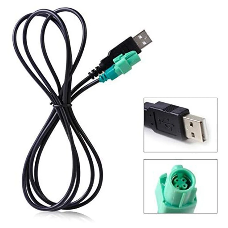 Автомобильный USB штекер головка 4 Pin провод жгут AUX адаптер кабель подходит для Golf
