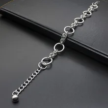 Большой мужской браслет из нержавеющей стали, стимпанк, индивидуальная цепочка на руку, bigcharm, подарки для мужчин, серебряные браслеты в стиле хип-хоп