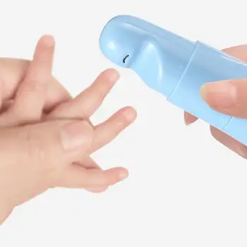 

Electric Nail Clipper Cutter Baby Trimmer Kids Infant Manicure Pedicure Scissors Button Switch Turn Left and Right Handy