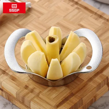 

High Quality Fruit Cutter Kitchen Gadgets Apple Slicers Metal Vegetable Cooking Tools Pear Guava Peeler Cut Knife Plus Size 9cm