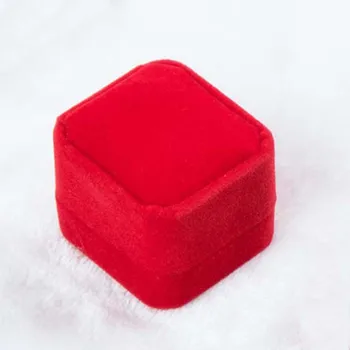

Fashion Velvet Engagement Wedding Earring Ring Pendant Jewelry Display Box