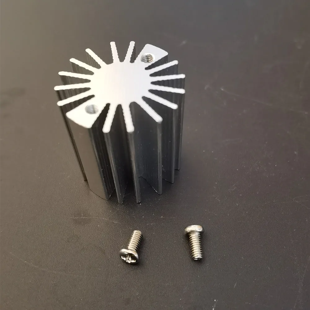 28mm Aluminium Heatsink Round for 1W 3W 5W High Power led For DIY