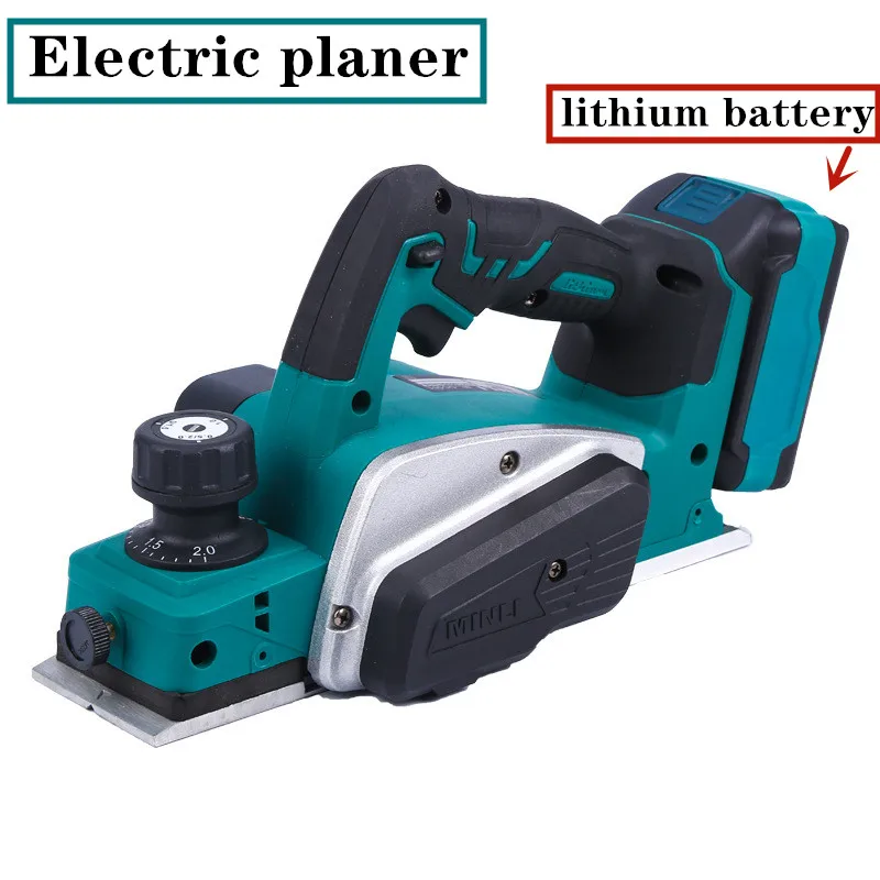 Lithium Electric Planer Industrial Grade Multifunctional Planer Woodworking Portable Press Planer upgraded woodworking bearing wheel press aluminum alloy multifunctional inverted carving electromechanical circular table saw