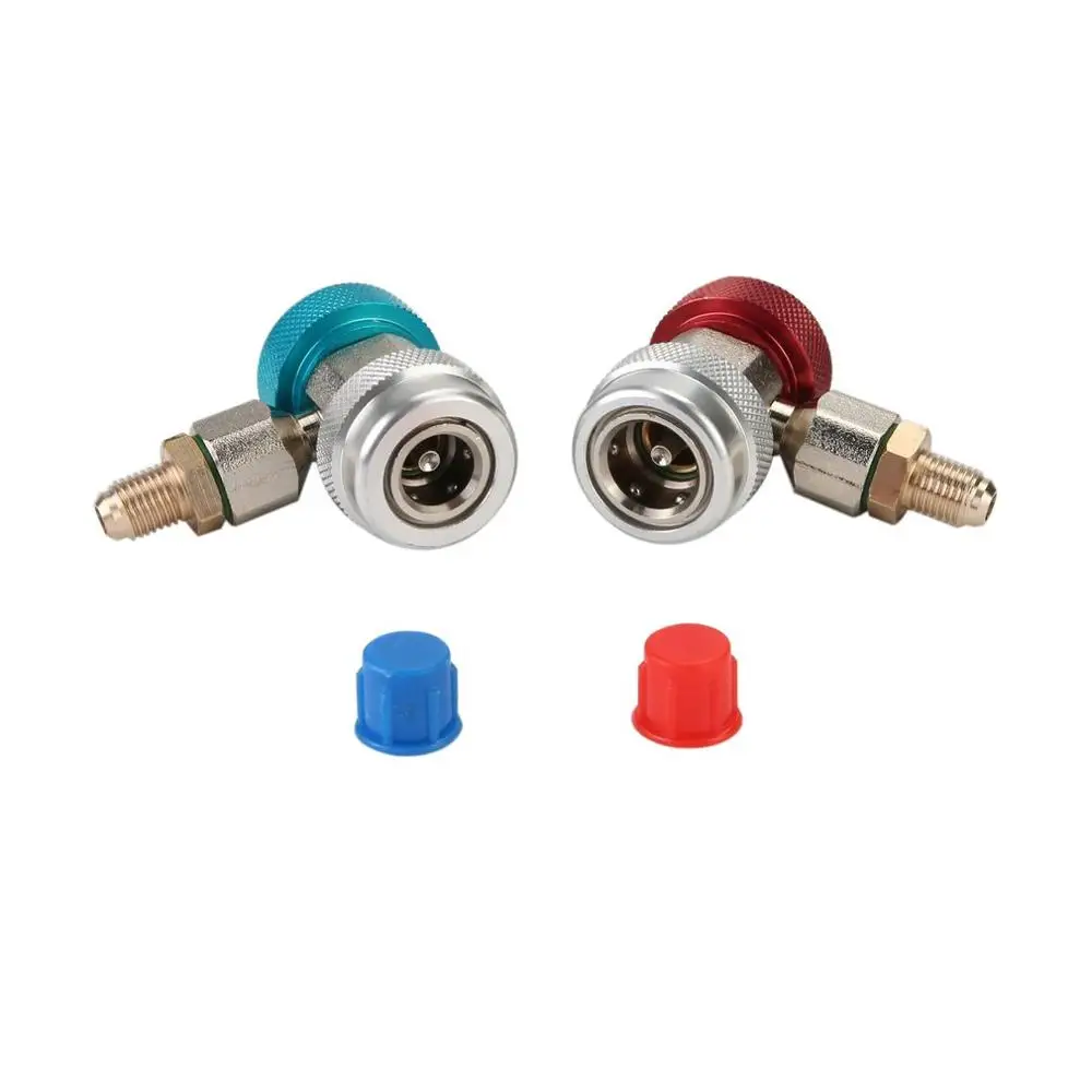 

Air Conditioning AC Diagnostic High Low Pressure Manifold Gauge Refrigerant Tool Set R-134A With Carry Box