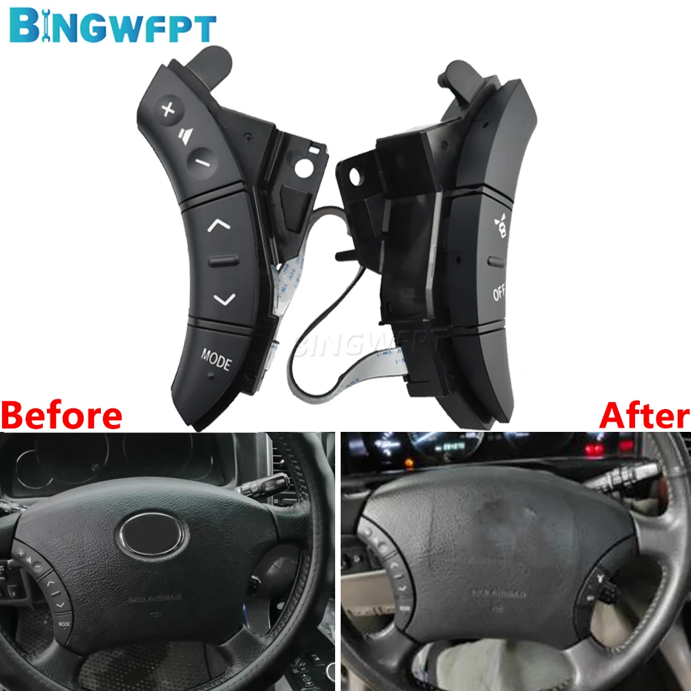 

Переключатель управления на рулевое колесо для Toyota Highlander 2003 2004 2005 2006 2007 новый черный серый цвет OEM 75B037 84247-58010