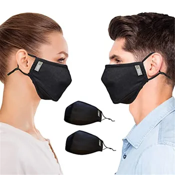 

Mask Adults Outdoor Cotton Printed Reusable Dustproof Breathable 2PCS Face Mask For Nose Mouth Proteccion Mouth Shield masque