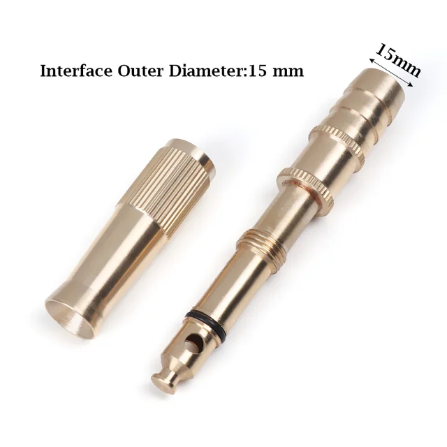 1/2 "Május Fúvóka Sárgaréz Porlasztó Permetező Tömlő Csatlakozó Víz Sprinklerek Fejek Állítható Kerti Öntözés M - Image 6