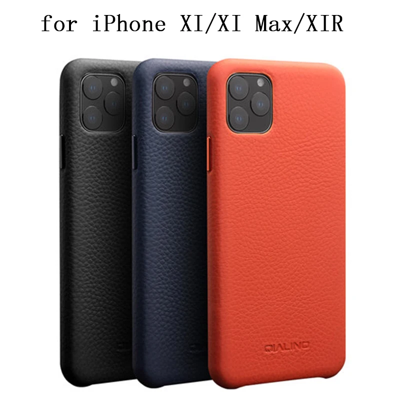 Защитный чехол для iPhone XI/XI Max из натуральной кожи тонкий 2019 | Мобильные телефоны и