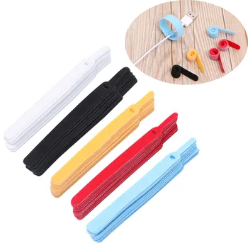 

20pcs Phone Computer Ties Management Cable Winder Earphone Data Line Mouse Keyboard Cable Cord Organizer Holder Winder