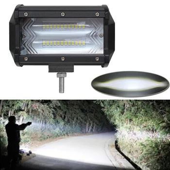 

2-in-1 LED Work Light 5 Inch Off-Road Reversing Spot Beam 10800LM 6000K
