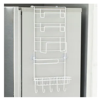 

Refrigerator Side Wall Hanger Kitchen Storage Rack Multifunction Hanging Shelf MDJ998
