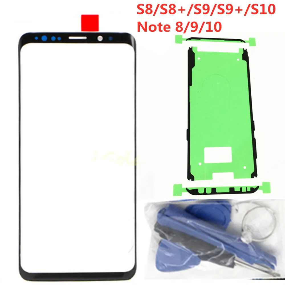 Замена стеклянного экрана для Samsung Galaxy S8 S9 S10E S10 Plus ЖК-дисплей Сенсорная внешняя