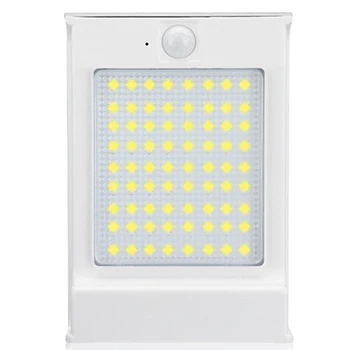 

72 LED Solar Power Gutter Security Wall Light Wireless Waterproof Exterior Motion Sensor Lamp Sconces Outdoor