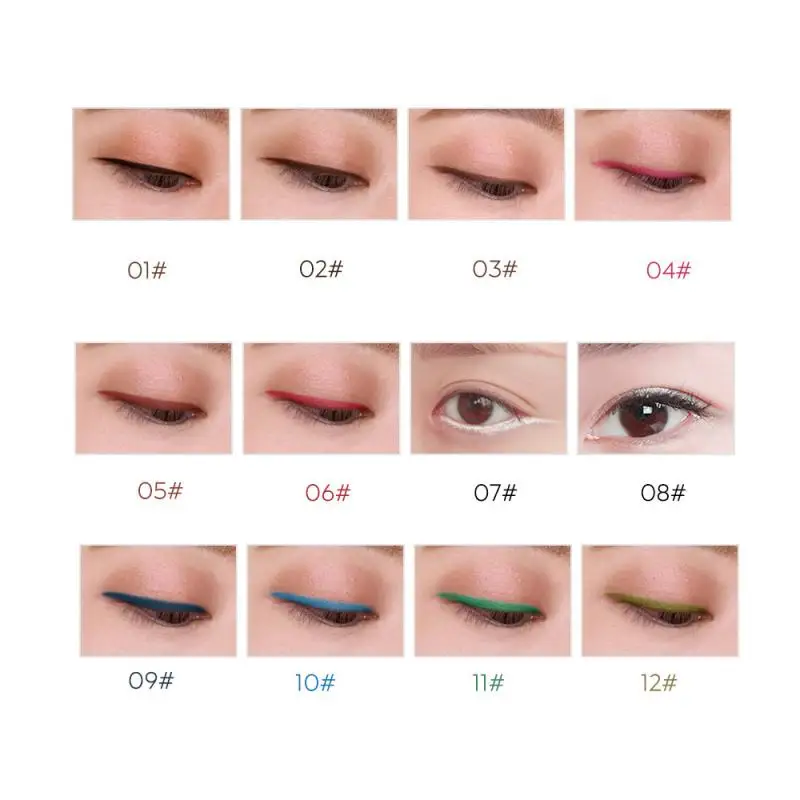 12 Color Easy-To-Wear Makeup Lips Lip Liner Pencil Cosmetic Eyeliner Lip liners