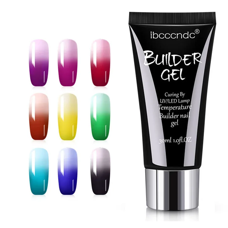 Набор для наращивания ногтей, Гель-лак для ногтей, строительный гель, поливинилхлорид, пилочка для ногтей, двойная головка, кисть для ногтей, набор для дизайна ногтей