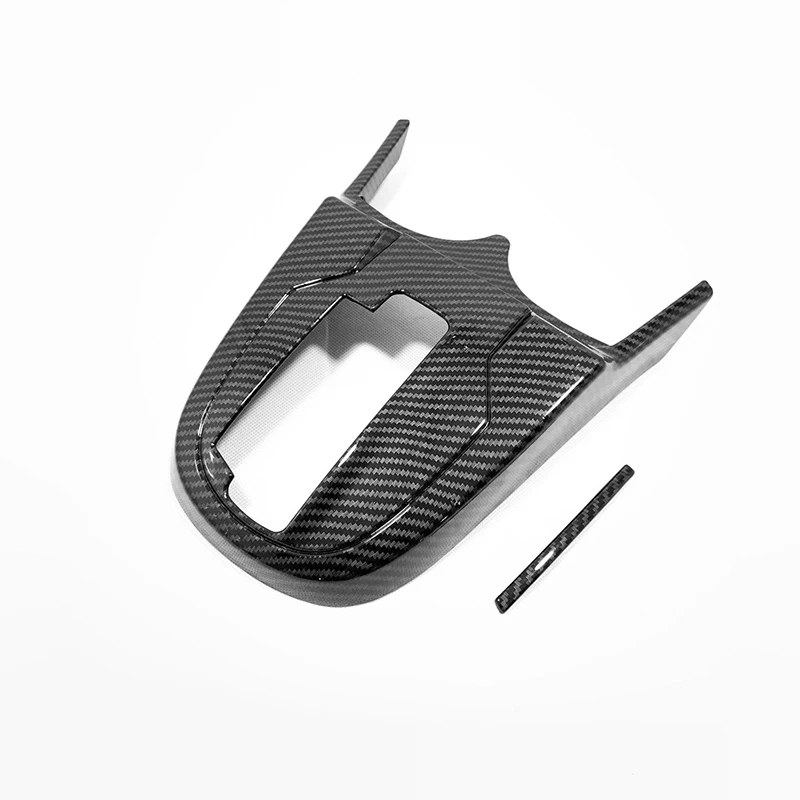 ABS-Matte-Carbon-fibre-Car-gear-shift-knob-frame-panel-Decoration-cover-trim-car-styling-For (3)