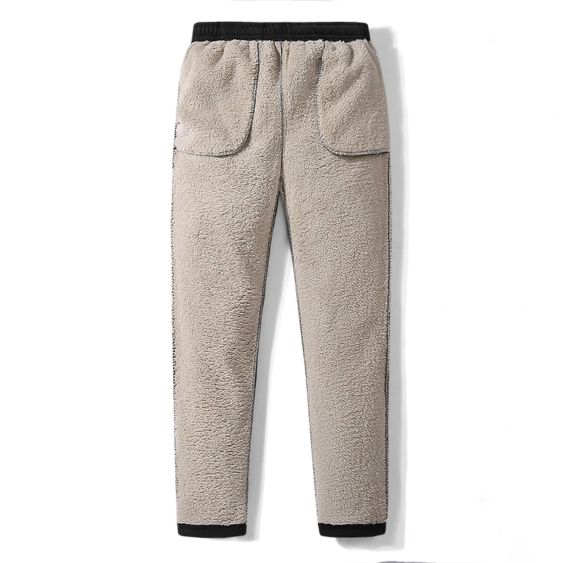Thicken Sweatpants Winter Men's Plus Velvet Padded Trousers Slim Large Size Warm Pants Solid Trend Sports Jogges M-5XL,ZA306 best joggers for men