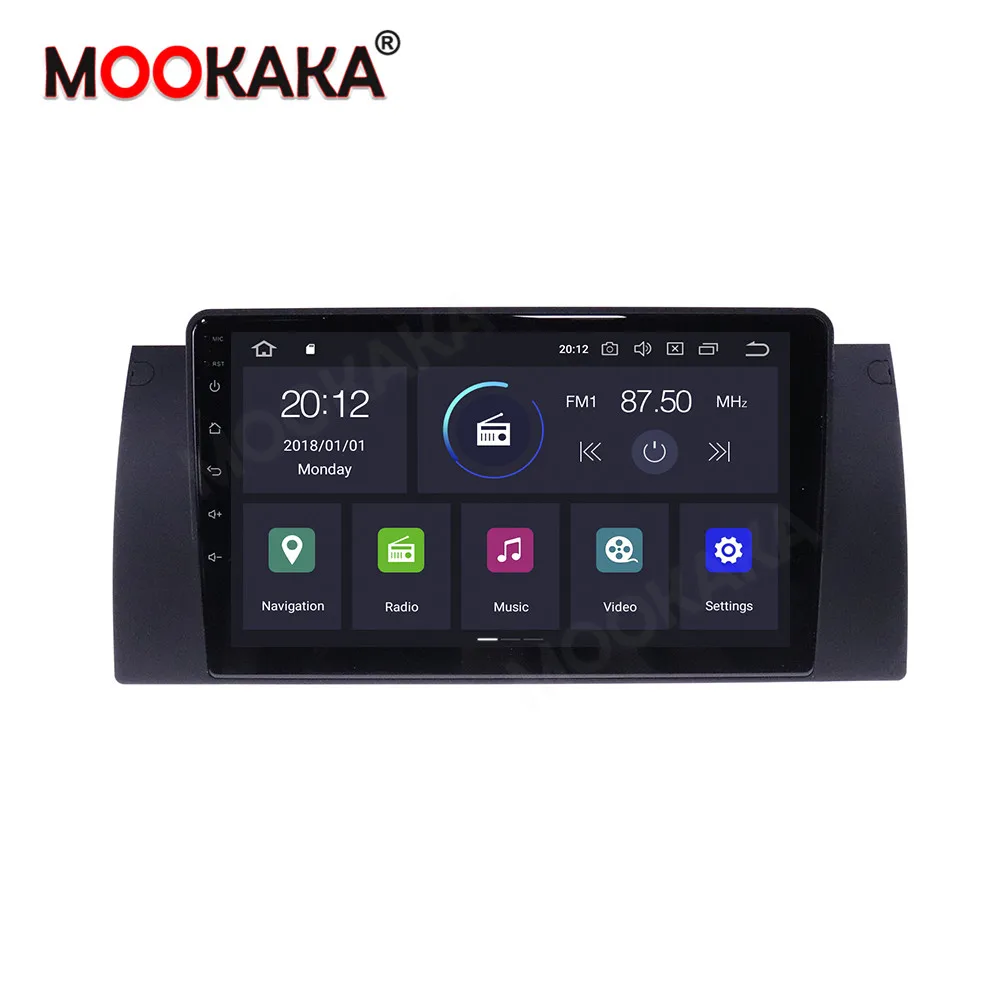 Автомобильный DVD плеер с GPS Android 10 0 4G для BMW X5 /E39/E53 1999 2000 2005 мультимедийное радио