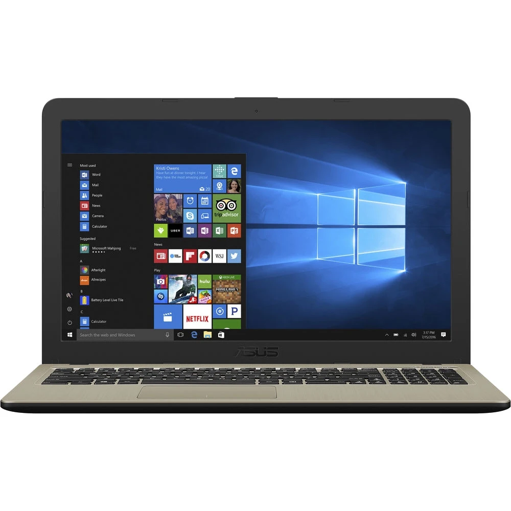 Ноутбук ASUS X540NA-GQ005T Intel Celeron Dual Core N3350/4Gb/500Gb HDD/No ODD/15.6" HD/Intel HD Graphics 500/Cam/WiFi/BT/Win10