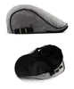 Adjustable Cotton Berets  Hats For Men Classic Spring Summer SunCaps Cotton Blend Beret Hat Flat Brim Men Berets Cap 3