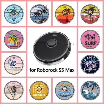 

Provide Customized Custom Vinyl Coconut Tree Sticker for Roborock S5 MAX Robot Robotic Vacuum Cleaner Skin Spare Parts