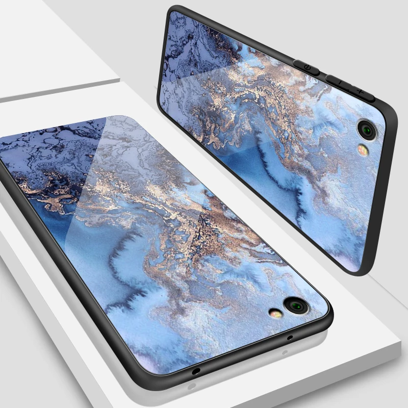 W107 ТПУ чехол для телефона для Xiaomi 9 5X6X8 SE A1 A2 облегченное закаленное стекло класса люкс чехол для Redmi Note 4x 5A 6 7 рro рrime модная сумочка - Цвет: W107