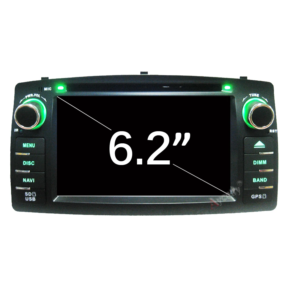 Perfect 4G 64G 8 CORE 2 Din Android 9.0 Car Radio DVD player For TOYOTA corolla ex E120 GPS Navigation multimedia Stereo Steering wheel 1
