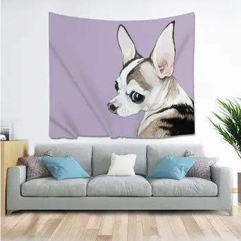 

Tapestry Cat and Dog Animal Cartoon Animal Wall Hanging Beach Mat Decoration Living Room Bedroom Home Decoration Wall Hanging