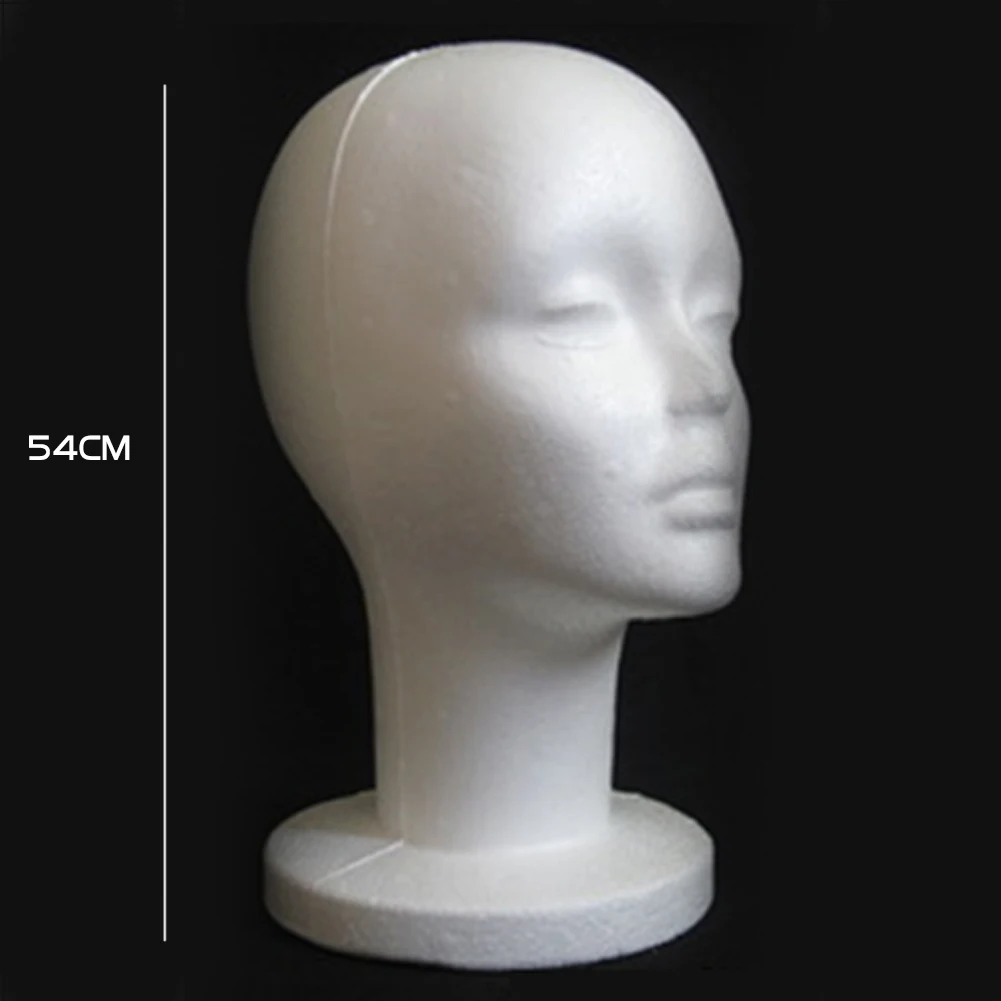 Female Foam Manikin Stand Mannequins Model Display Wig Hat head mould