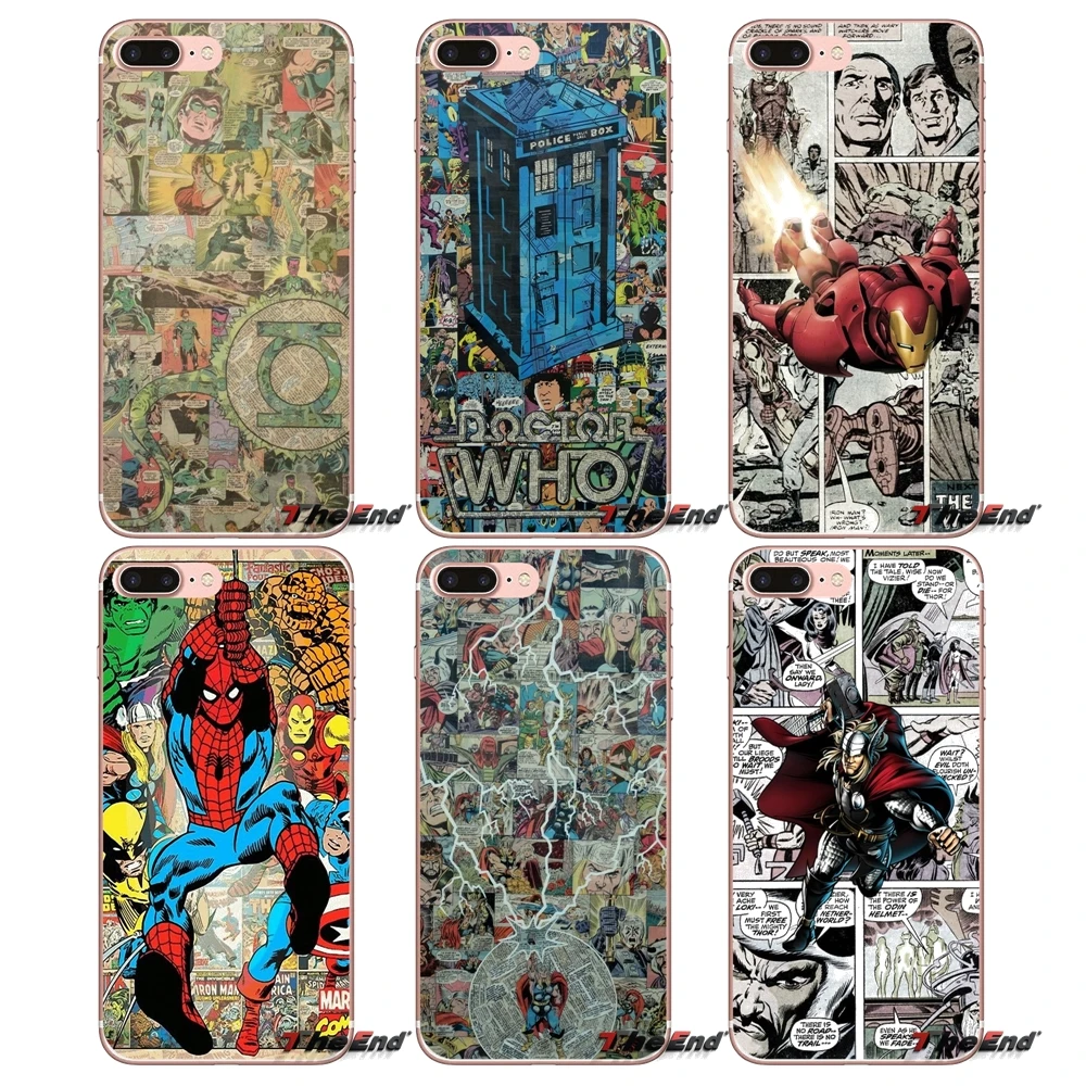 Супер Герои коллажей Тор doctor who футляр для Samsung Galaxy J1 J2 J3 J5 J7 A3 A5 A7 2015 2016 2017 J530 J730 Fundas