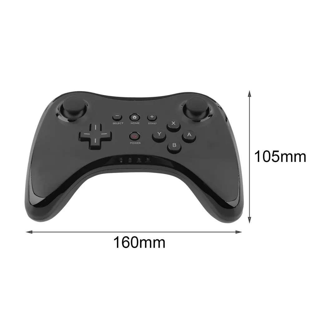 Эргономичный дизайн беспроводной контроллер геймпад джойстик пульт дистанционного управления черный беспроводной контроллер подходит для Nintendo wii U Pro
