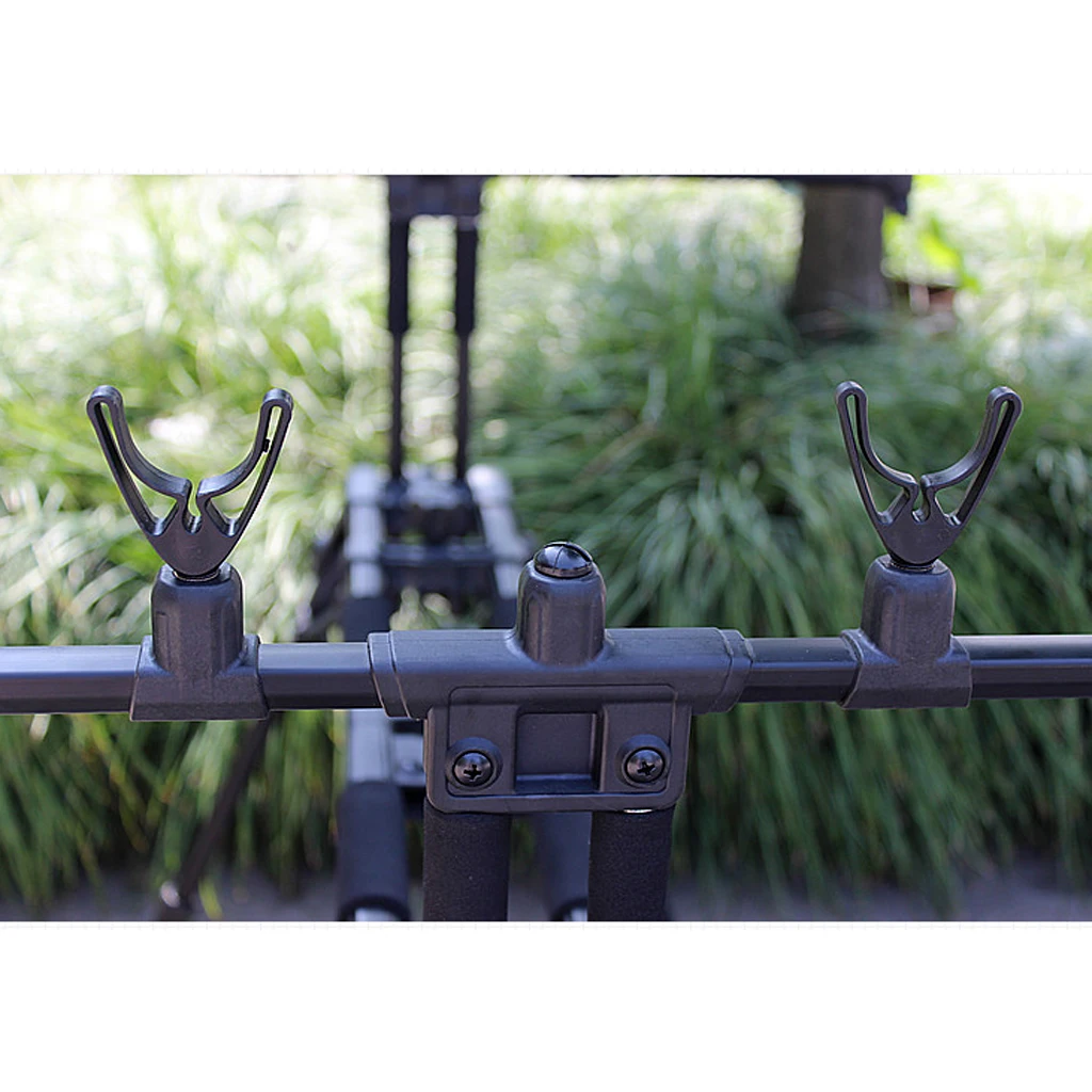 4pcs Durable Plastic Fishing Rod Butt Rests Rod Holders Grippers Rod Support Heads Replacement Tackles for Fisherman  