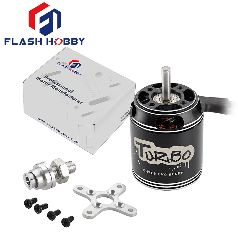 Внешний бесщеточный двигатель FLASHHOBBY D4260EVO 4260 (3530) 600KV 800KV RC | Игрушки и хобби