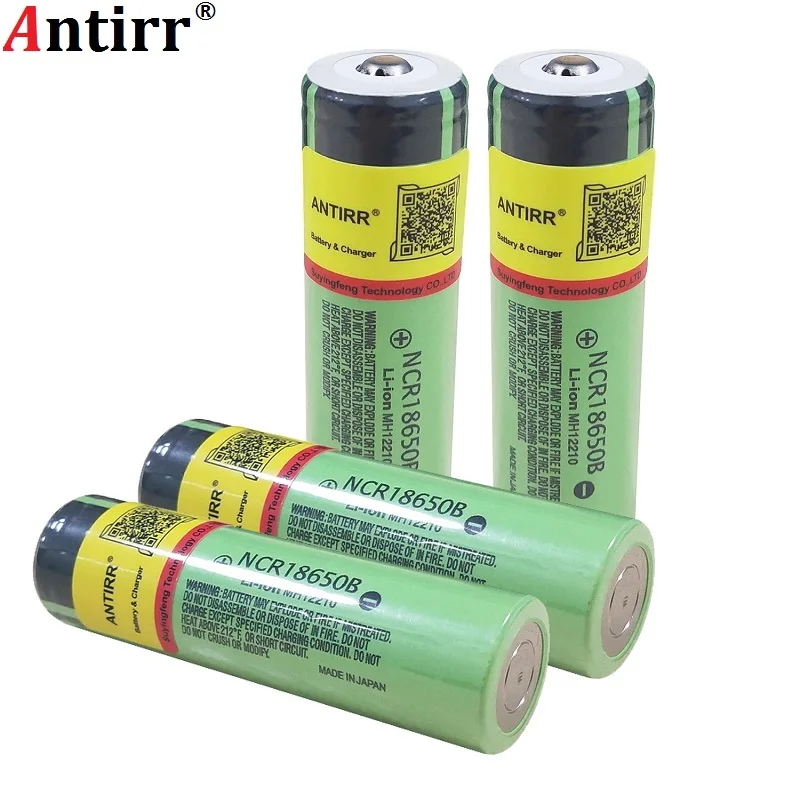 Для panasonic Защищенный 18650 NCR18650B литий-ионный аккумулятор 3,7 V с PCB 3400mAh для фонариков