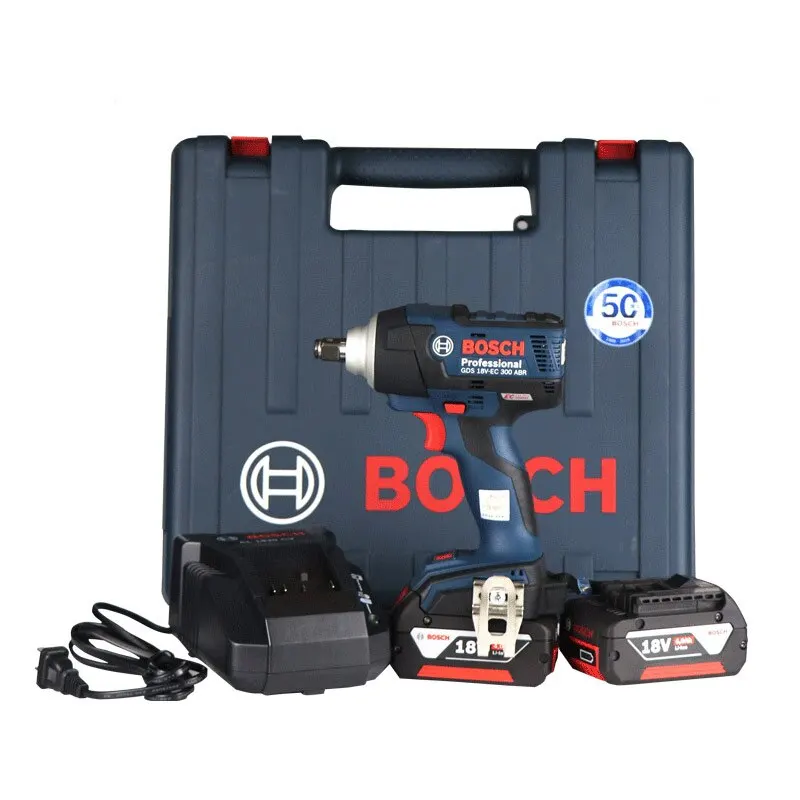 Bosch GDS 18V-EC 300 ABR ударный гайковерт 18V литиевая Батарея Перезаряжаемые электрический ключ бесщеточный ударный гайковерт